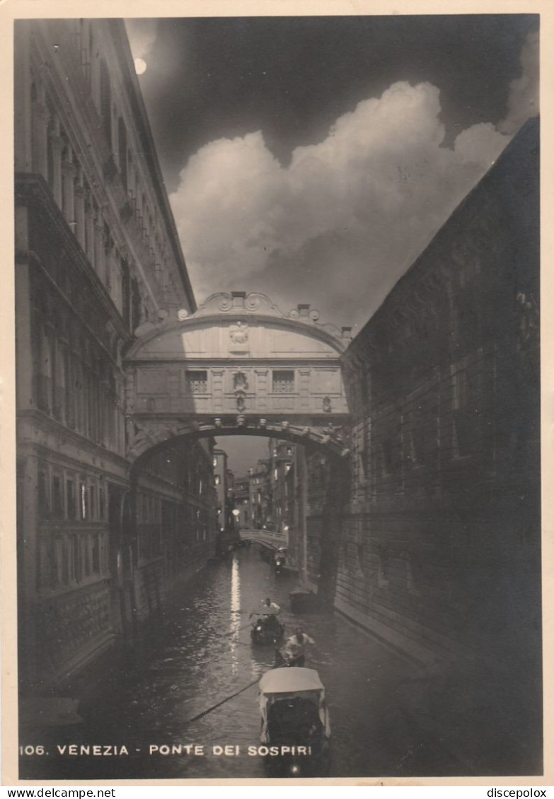 AD99 Venezia - Ponte Dei Sospiri Di Notte - Notturno Night Nuit Nacht Noche / Non Viaggiata - Venezia (Venedig)