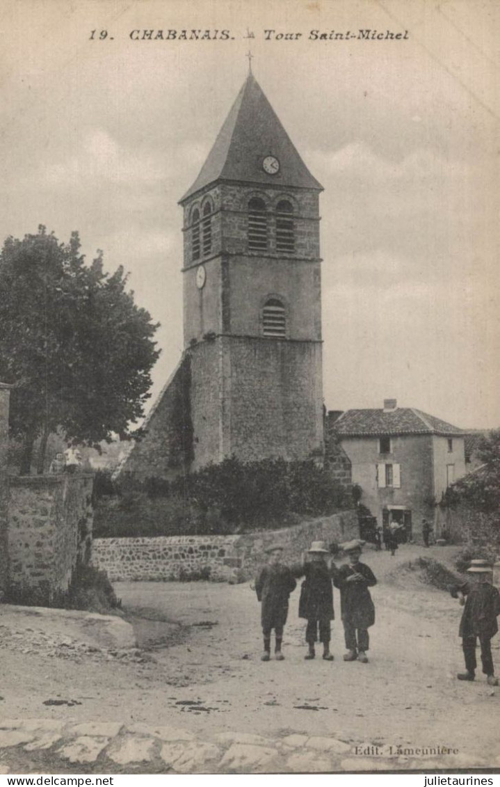 16 CHABANNAIS TOUR SAINT MICHEL CPA BON ETAT - Otros & Sin Clasificación