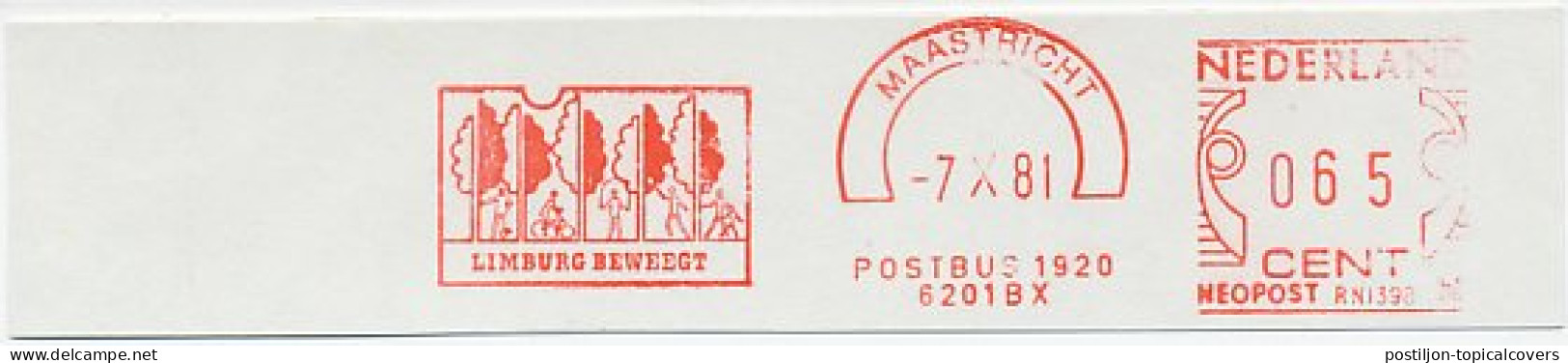 Meter Cut Netherlands 1981 Recreation - Cycling - Football - Jumping Rope - Badminton - Ciclismo