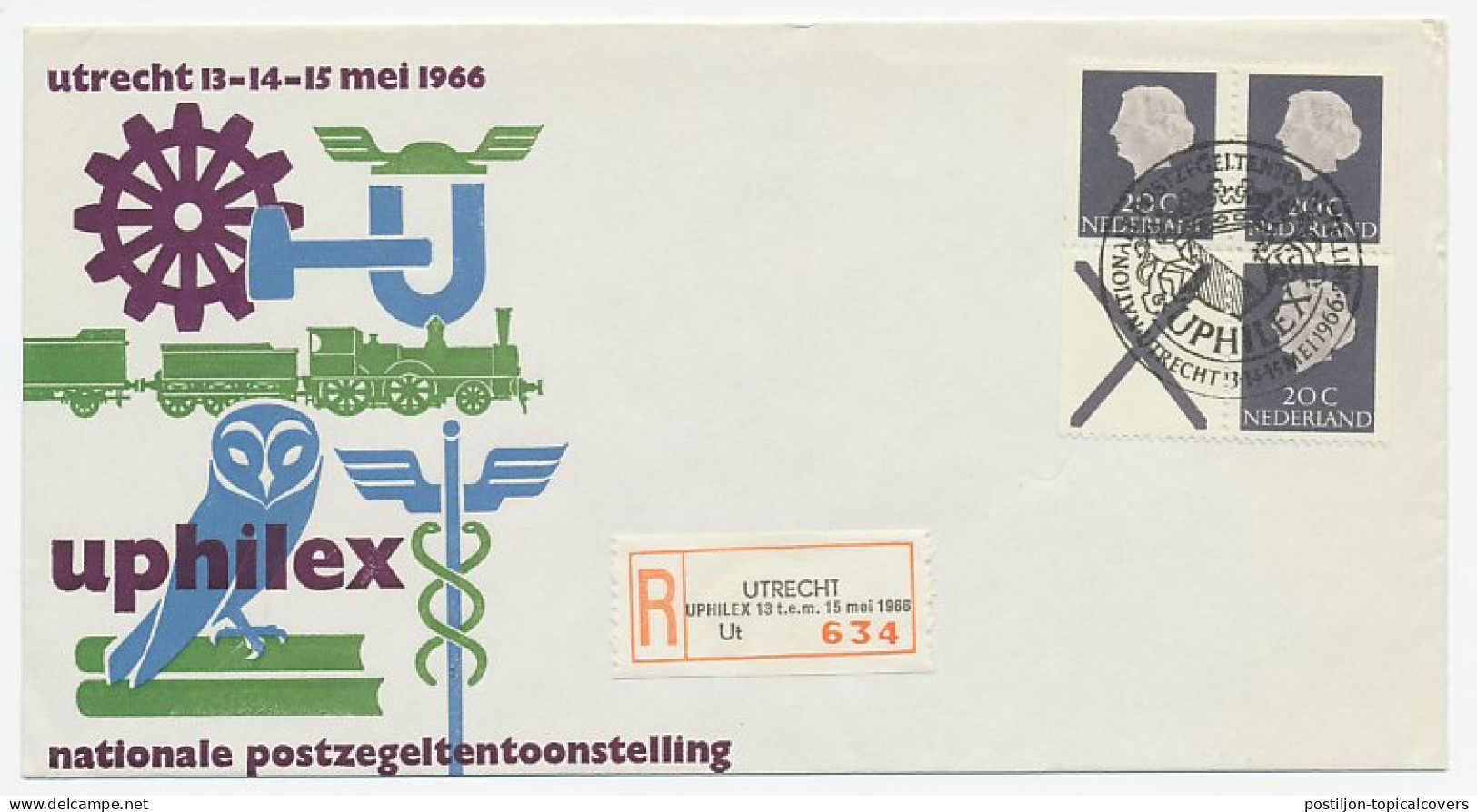 Aangetekend Utrecht 1966 - UPHILEX - Non Classés
