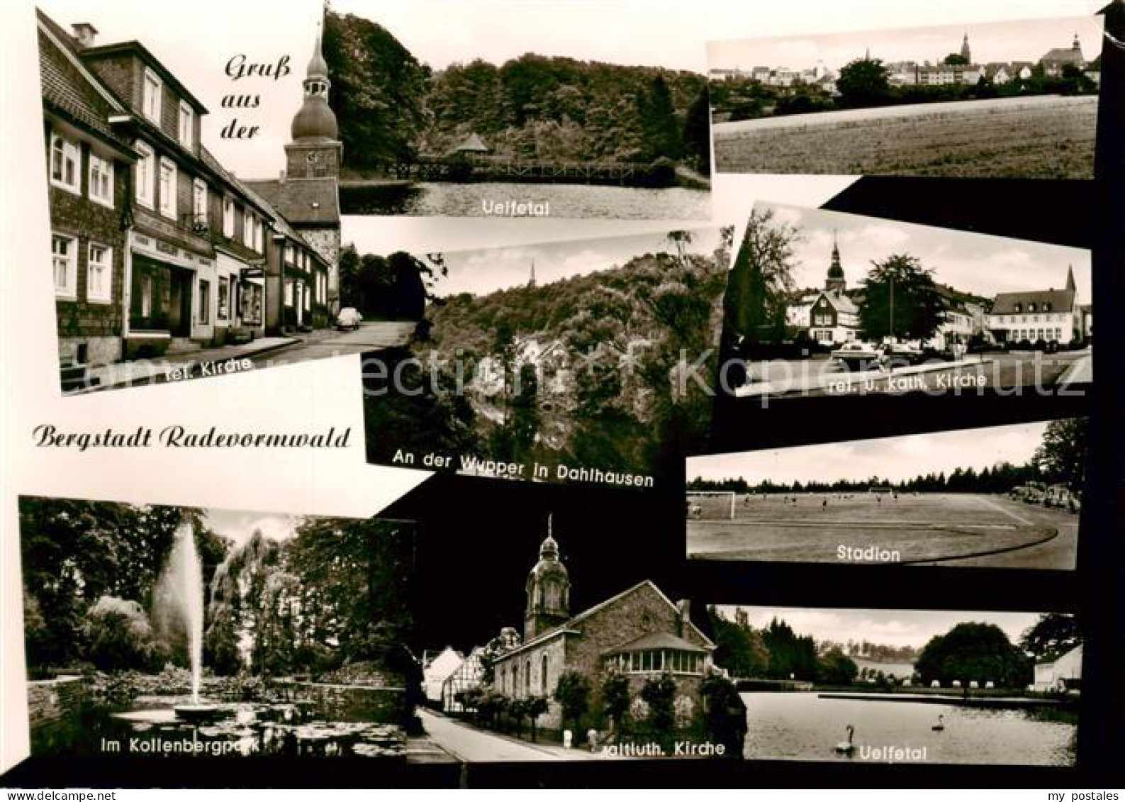 73852737 Radevormwald Kirche Kollenbergpark Uelfetal Landschaft Wupper Stadion R - Radevormwald