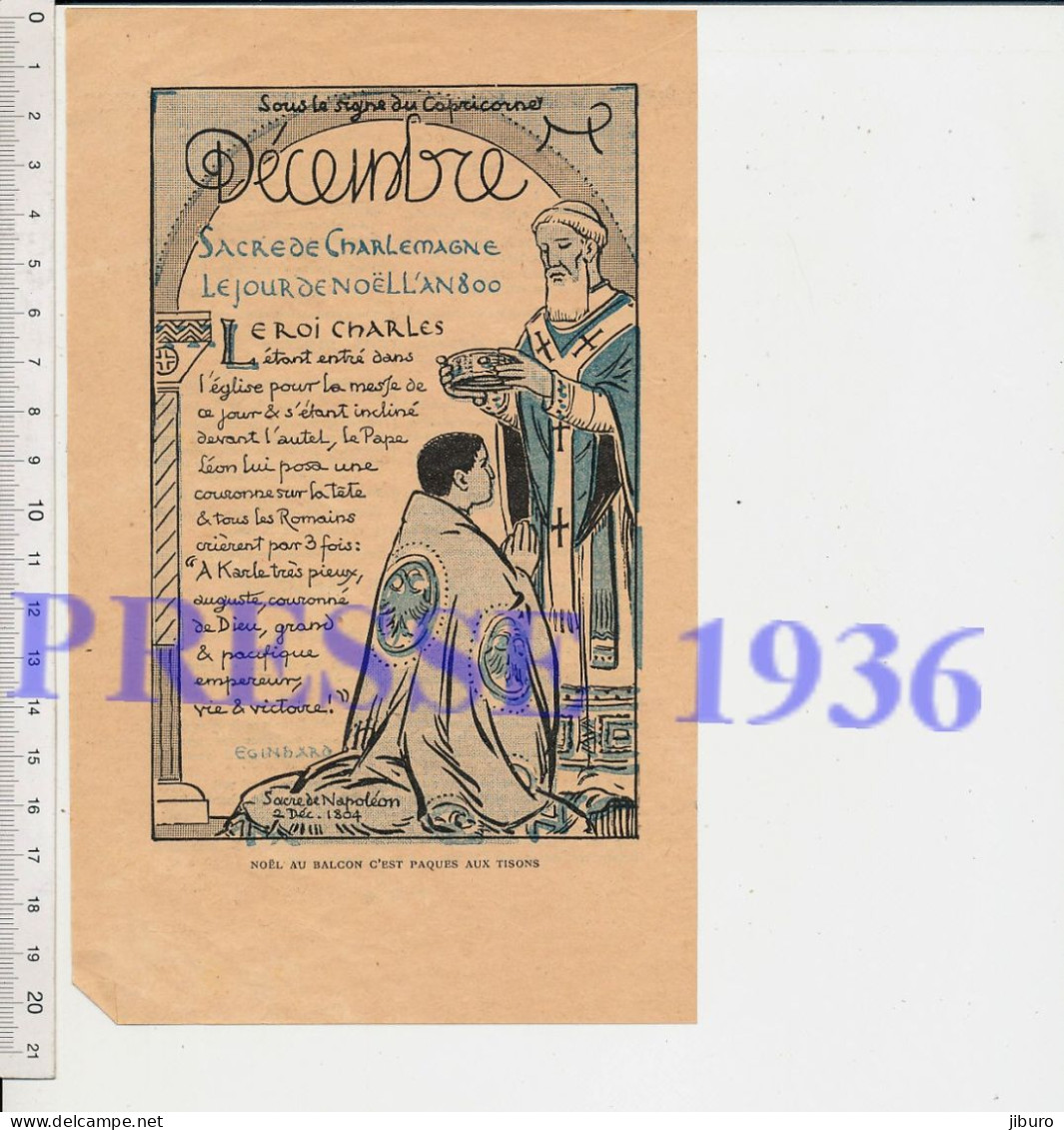 3 Vues 1936 Sacre Napoléon Portrait + Récit Fictif De Jean De Belcayre Procès Verbal Garde-Champêtre Palisson - Sin Clasificación