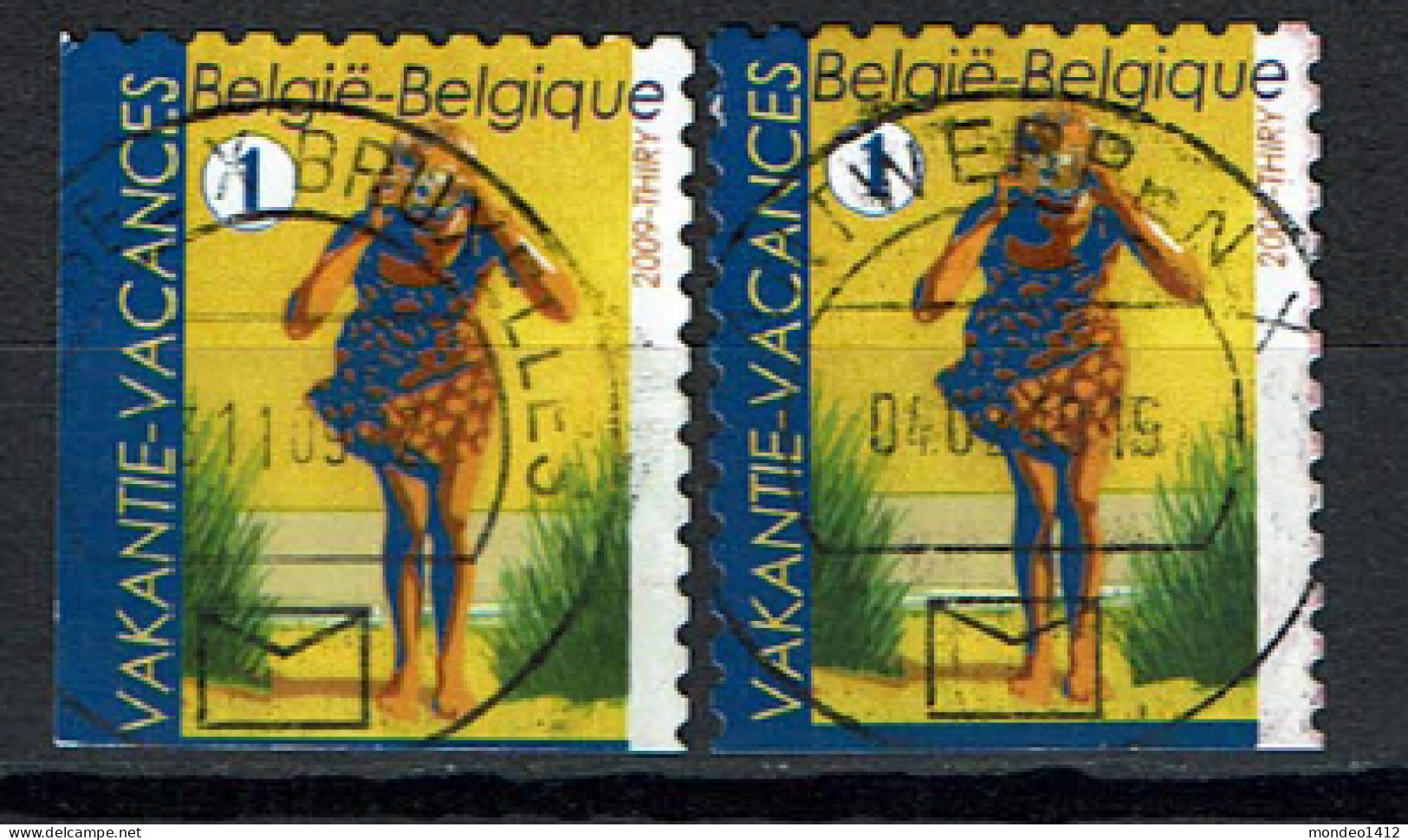 België OBP 3909/3910 - Summer Stamps - Photography - Self-Adhesive Stamps - 2 Scans - Gebruikt