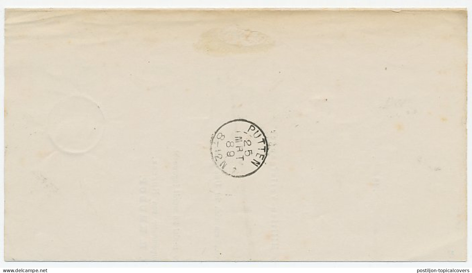 Kleinrondstempel Nijkerk 1889 - Non Classés