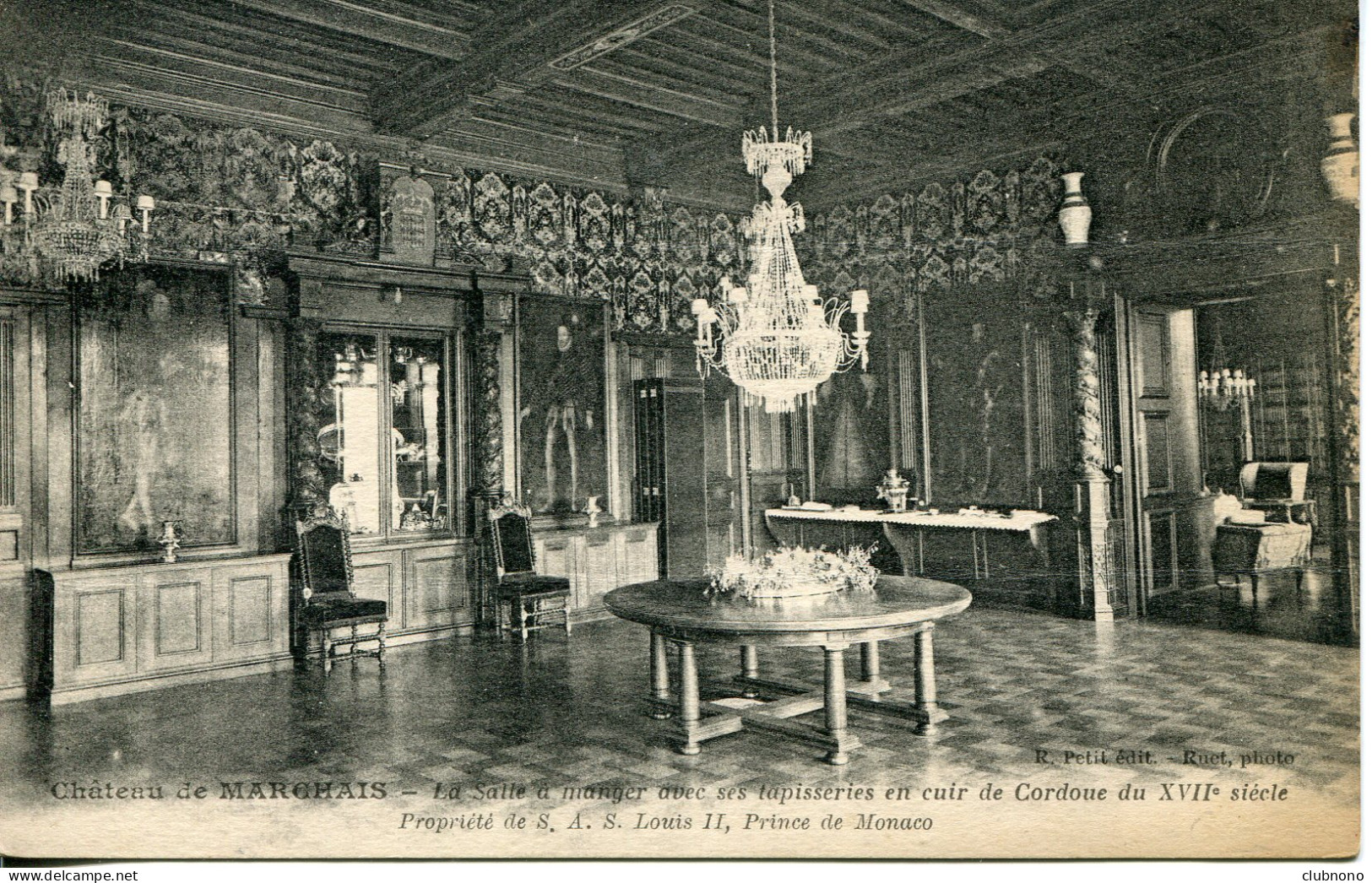 CPA - LAON (ENV.) - CHATEAU DE MARCHAIS - SALLE A MANGER - Laon