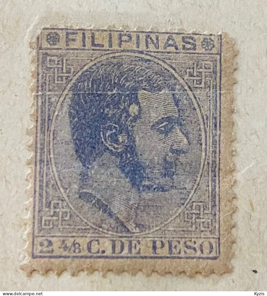 Philippines - POSSESSION ESPAGNOLE - 1880-82  Philippines - VARIÉTÉ - Philipines