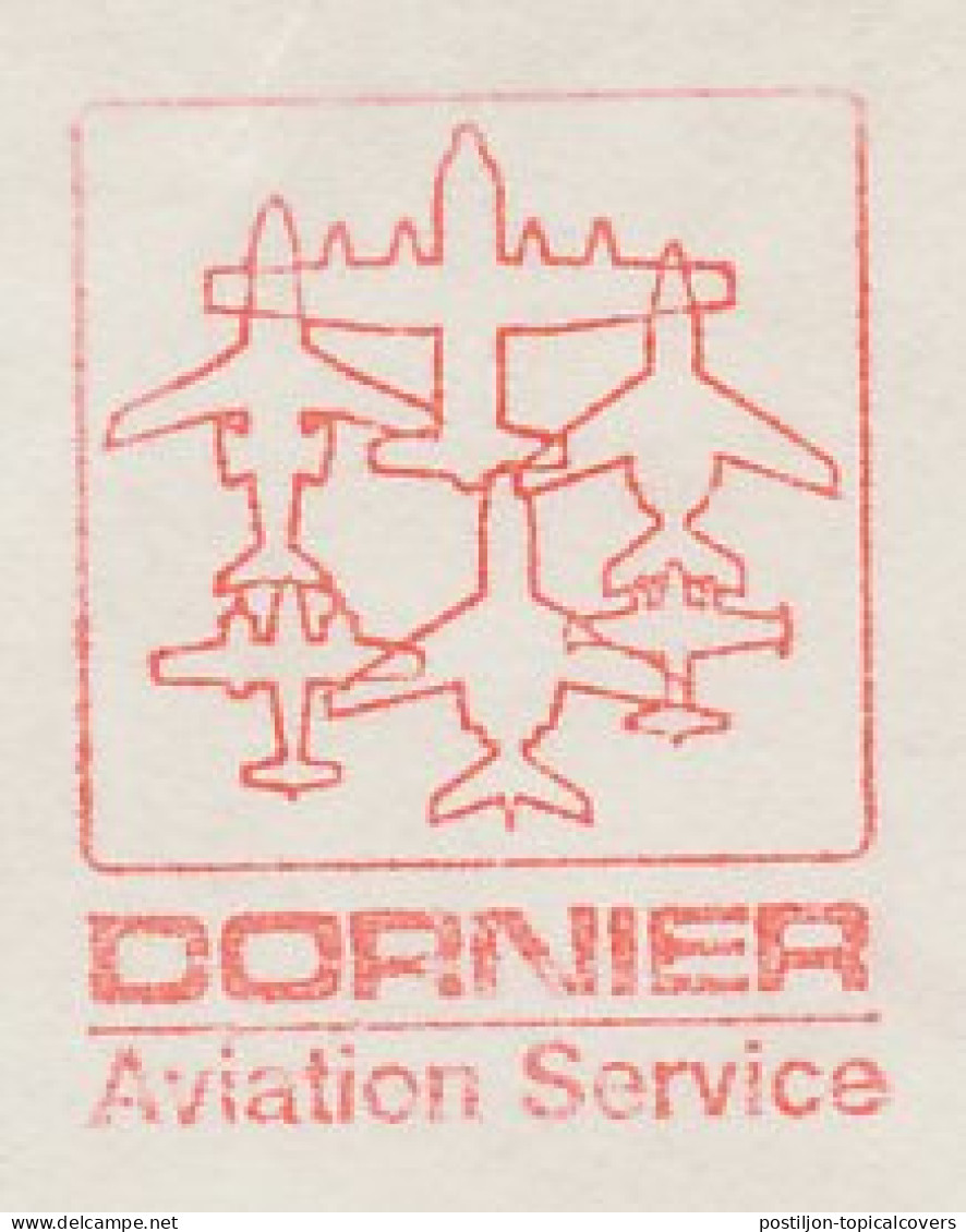 Meter Cut Germany 1988 Dornier - Aviation Service - Aviones