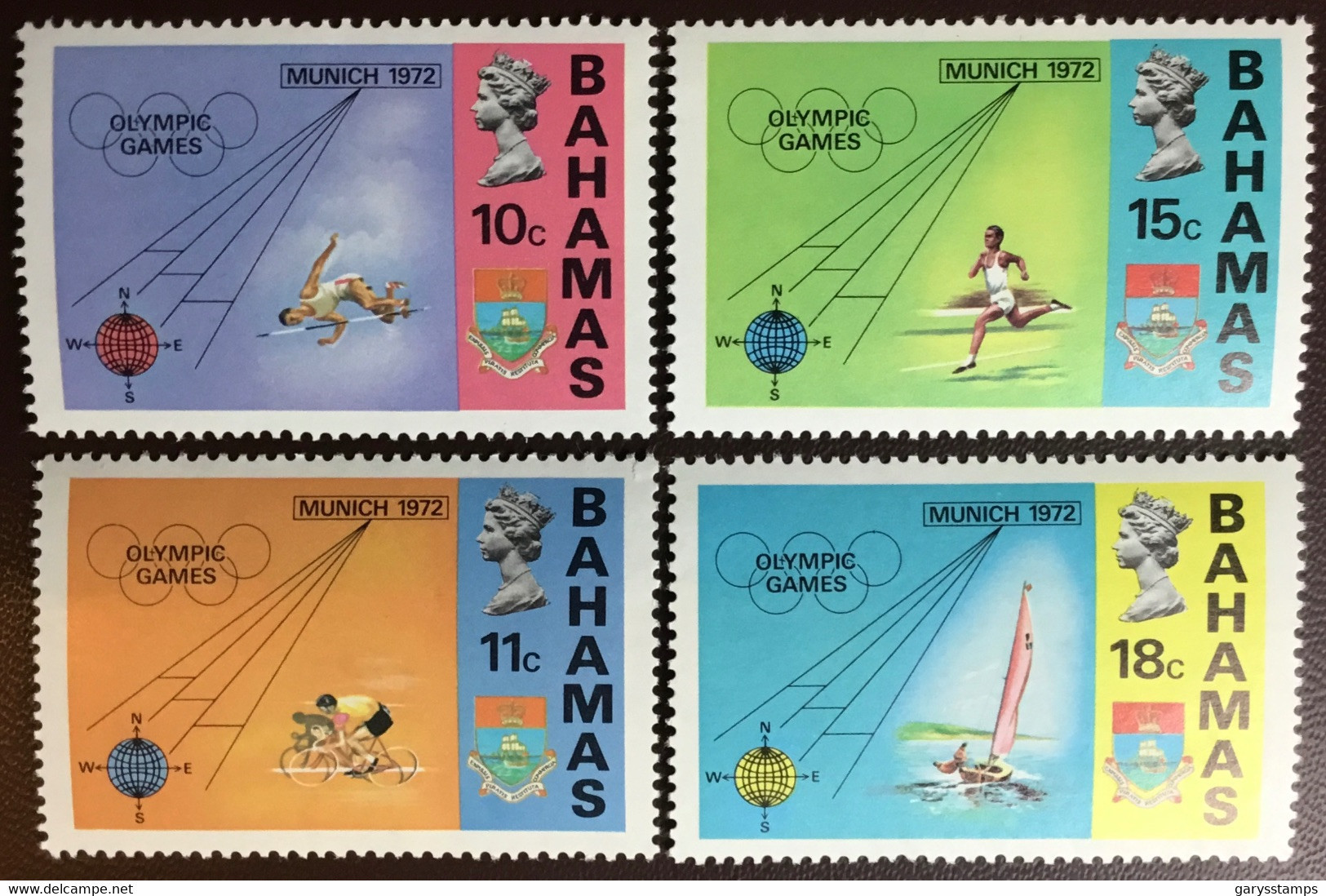 Bahamas 1972 Olympic Games MNH - 1963-1973 Autonomia Interna