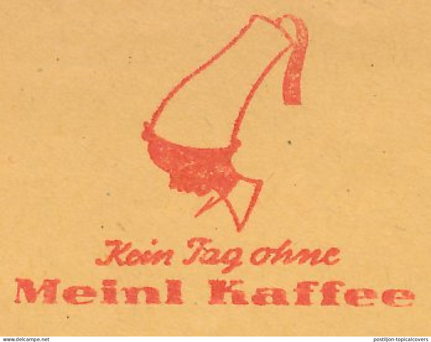 Meter Cover Austria 1960 Coffee - Meinl - Hat - Fez - Sonstige & Ohne Zuordnung