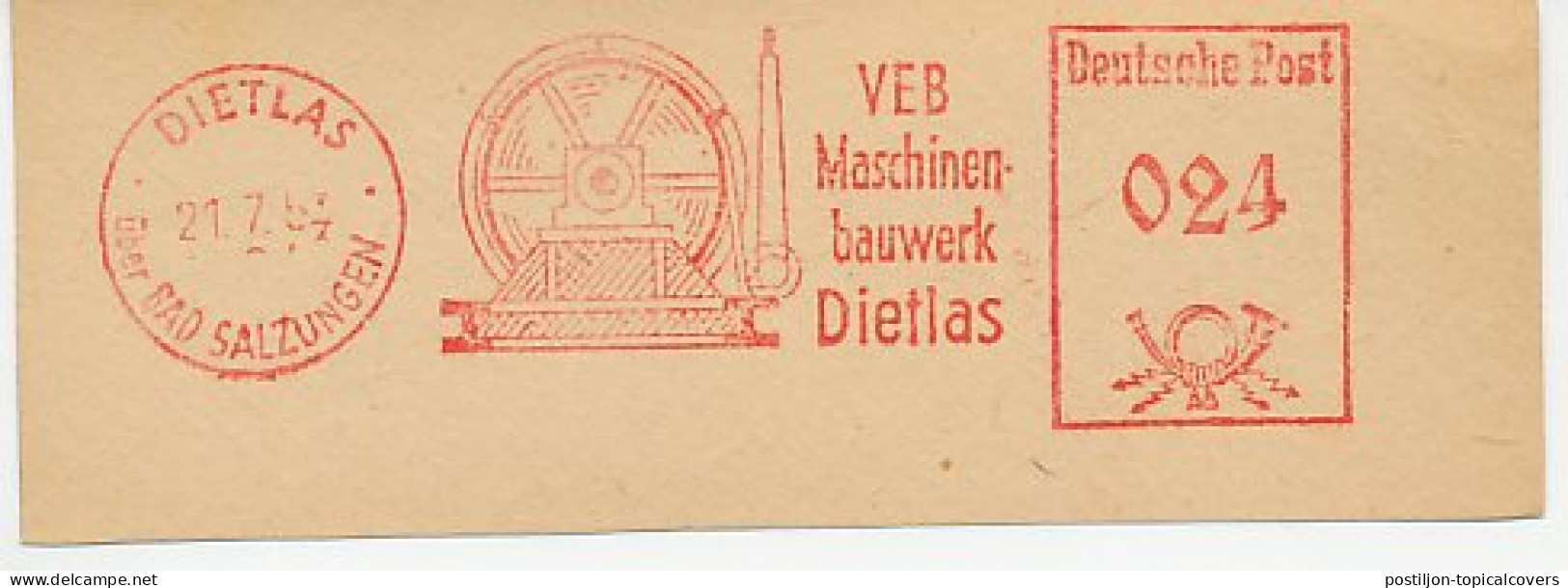 Meter Cut Germany 1954 Engineering Factory - Fabrieken En Industrieën