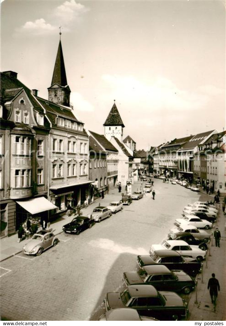 73852704 Marktredwitz Hauptstrasse Mit Rathaus Sparkasse Kaufhaus Frey Marktredw - Marktredwitz