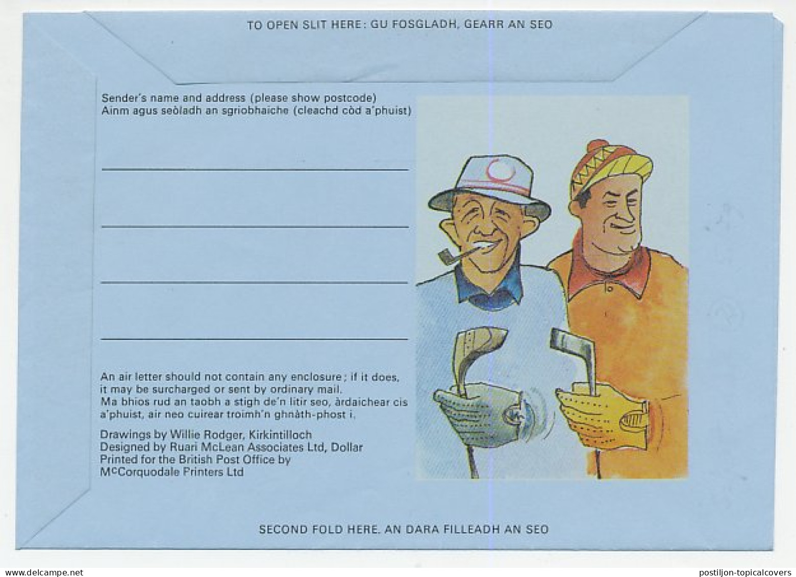Postal Stationery GB / UK 1979 Golf - Open Championship Trophy - Altri & Non Classificati