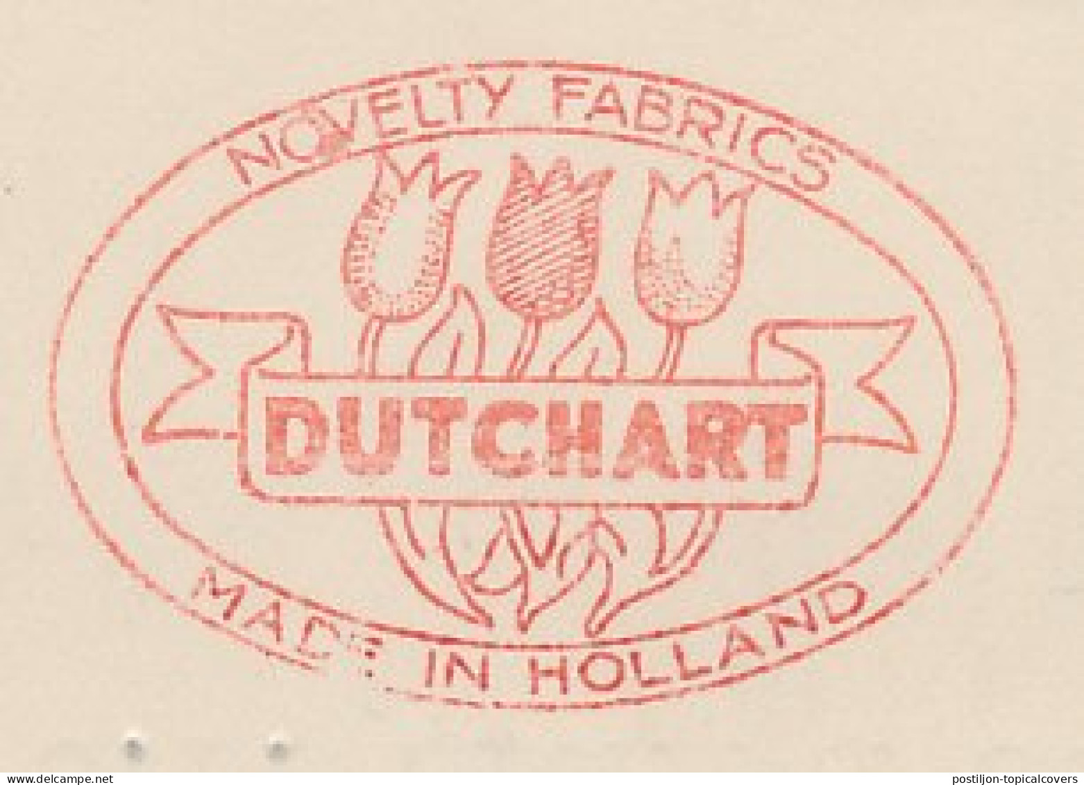 Meter Card Netherlands 1939 Flower - Tulip - Dutchart - Hengelo - Other & Unclassified