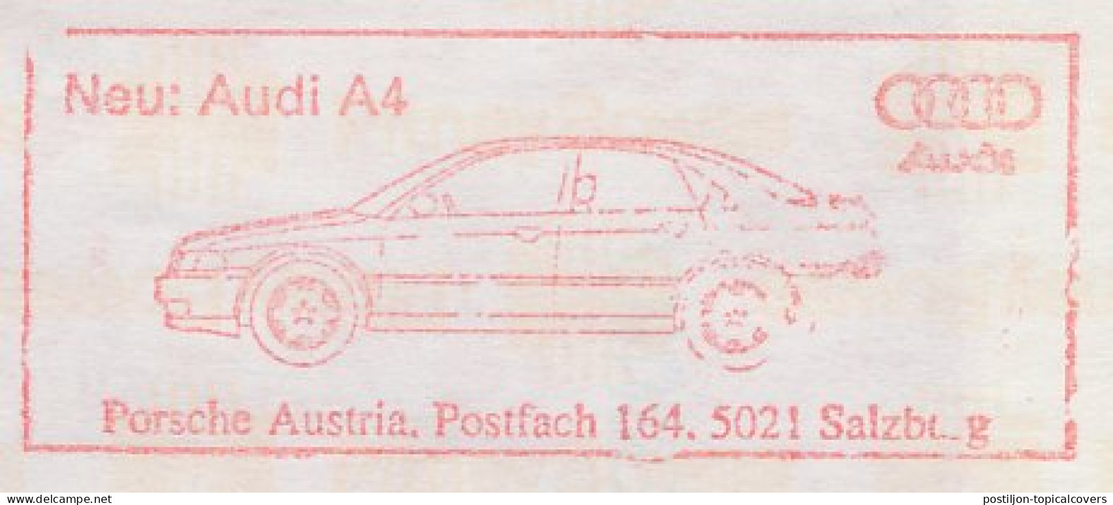 Meter Cut Austria 1996 Car - Audi A4 - Auto's