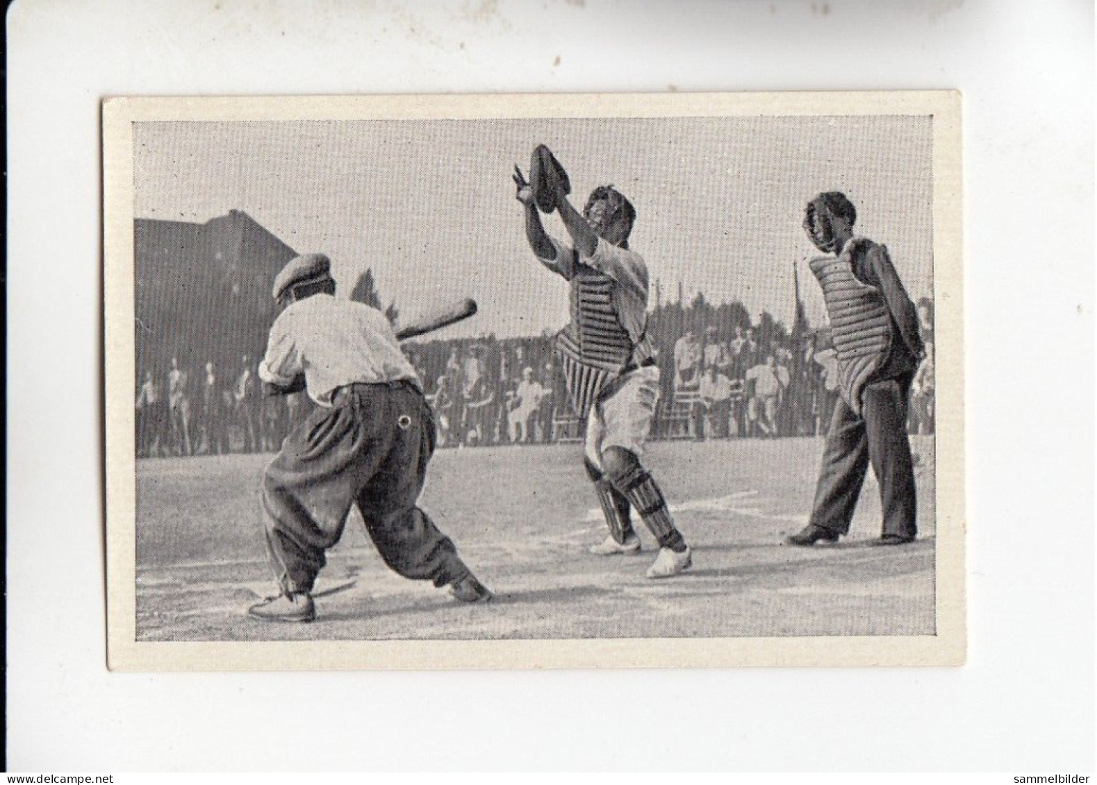 Mit Trumpf Durch Alle Welt Kampfsport Baseball   C    Serie 16 #4 Von 1933 Rare - Zigarettenmarken