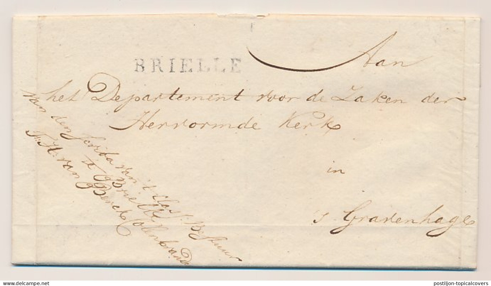 BRIELLE - S Gravenhage 1818 - ...-1852 Préphilatélie