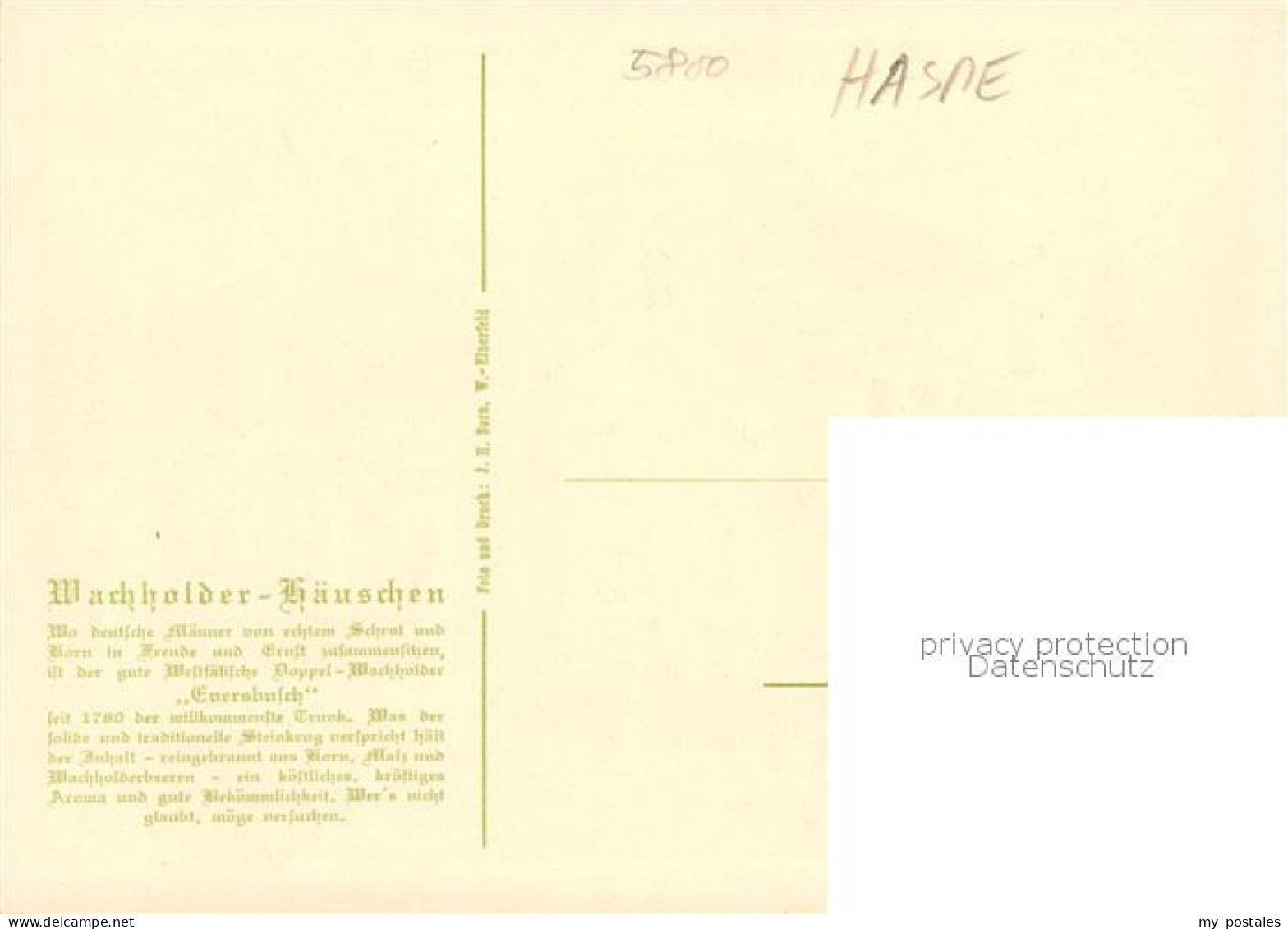 73852643 Haspe Hagen Wacholder Haeuschen Haspe Hagen - Hagen