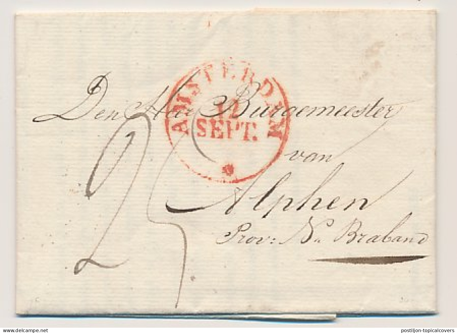 Amsterdam - Alphen 1829 - ...-1852 Vorläufer