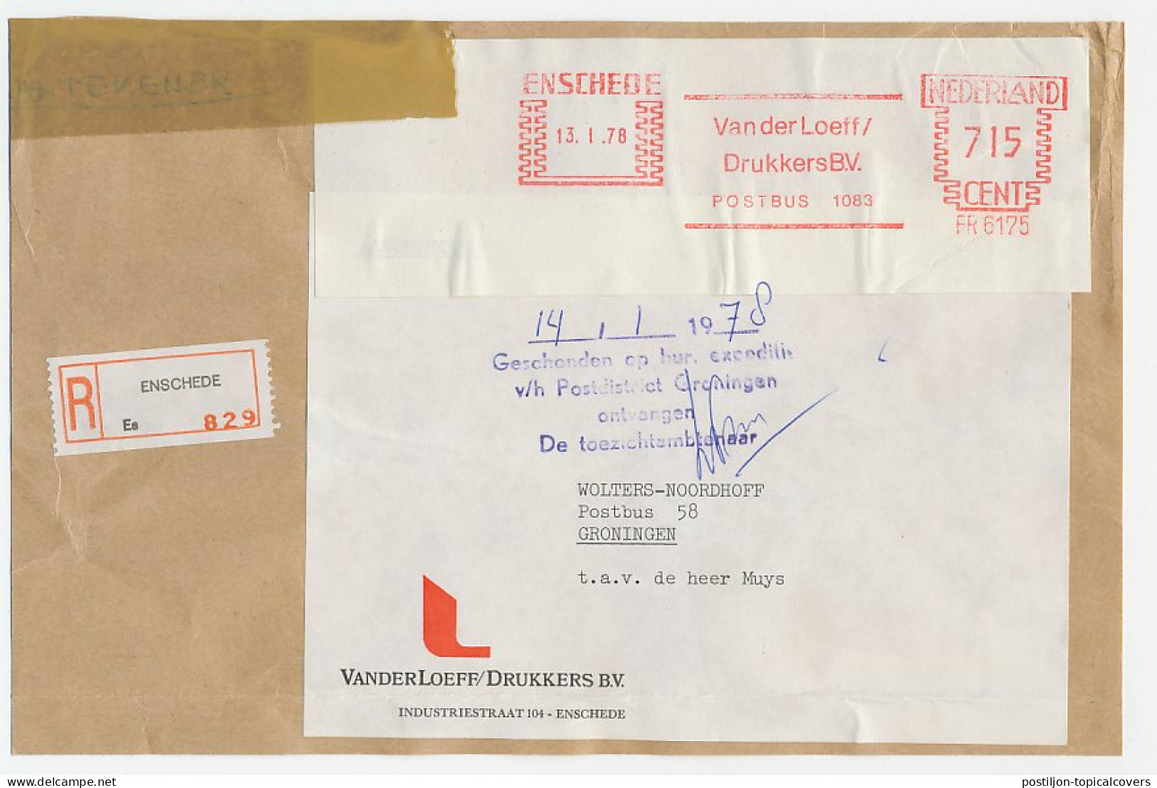 Geschonden Ontvangen Groningen 1978 - Unclassified