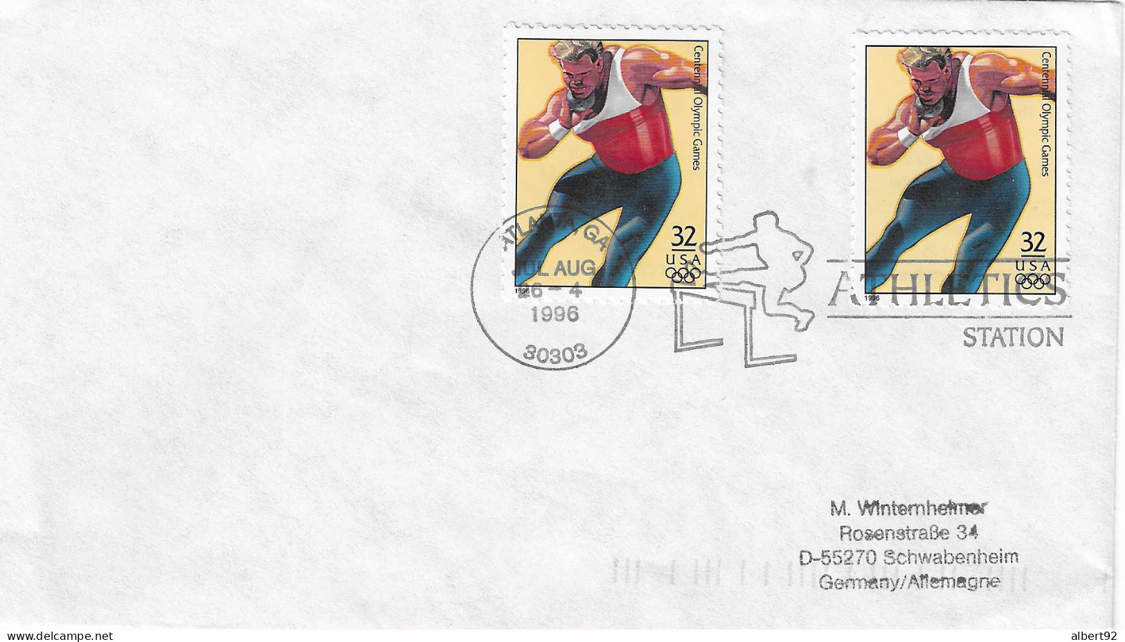 1996 Jeux Olympiques D'Atlanta: Athlétisme  Lancer Du Poids. - Ete 1996: Atlanta