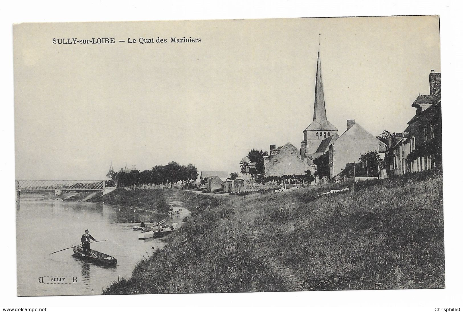 CPA - SULLY-SUR-LOIRE - Le Quai Des Mariniers - - Sully Sur Loire