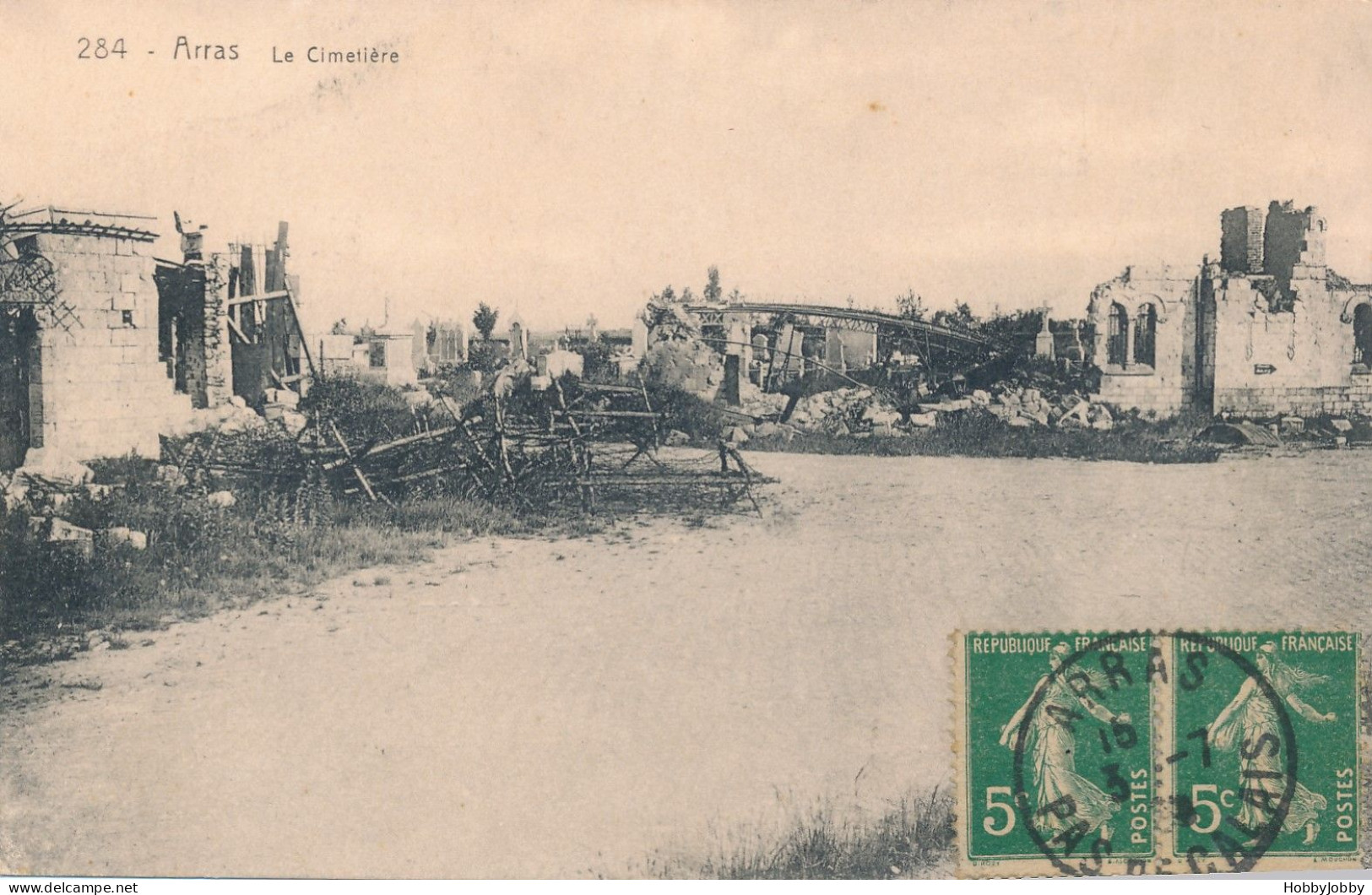 PostCard From A Member In RECP (An International Club For P.P.-Exchange Member No. 1072 In 1920 In Arras In Strasbourg - Nord-Pas-de-Calais