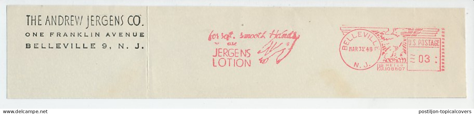 Meter Top Cut USA 1948 Hands Lotion  - Other & Unclassified