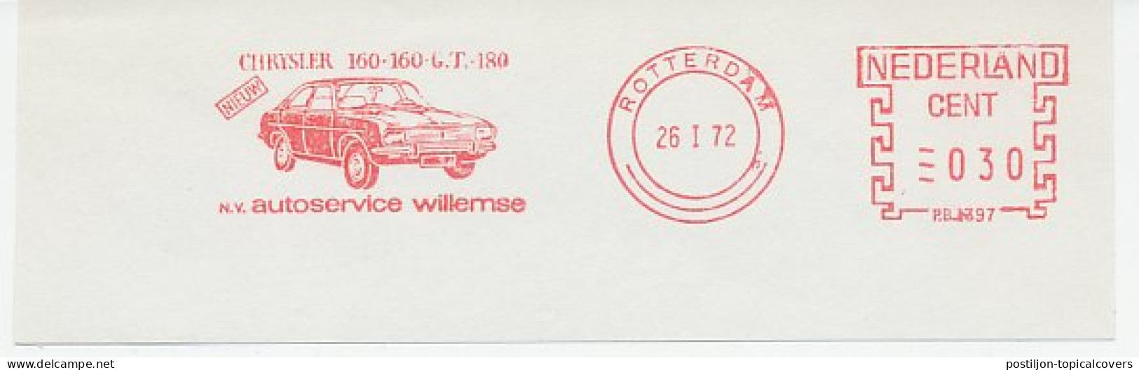 Meter Cut Netherlands 1972 Car - Chrysler - Voitures