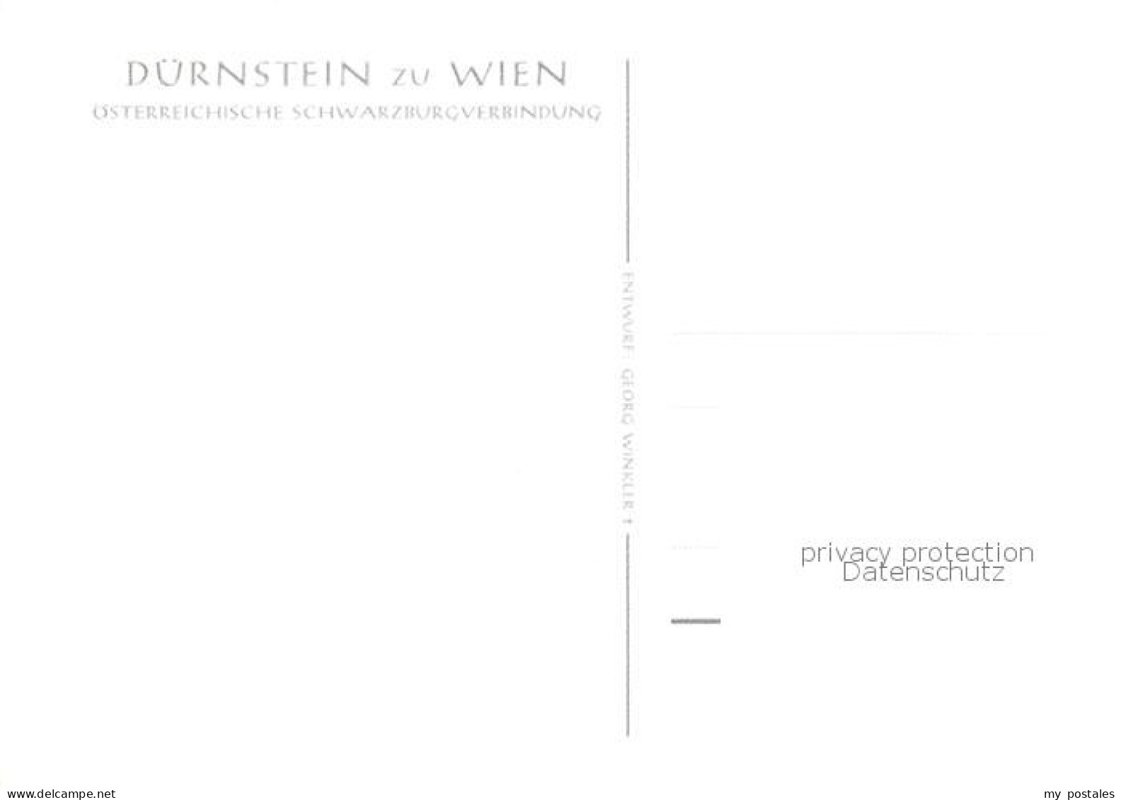 73852609 Duernstein Wien AT Wappen Der Oesterreichischen Schwarzburgverbindung  - Andere & Zonder Classificatie