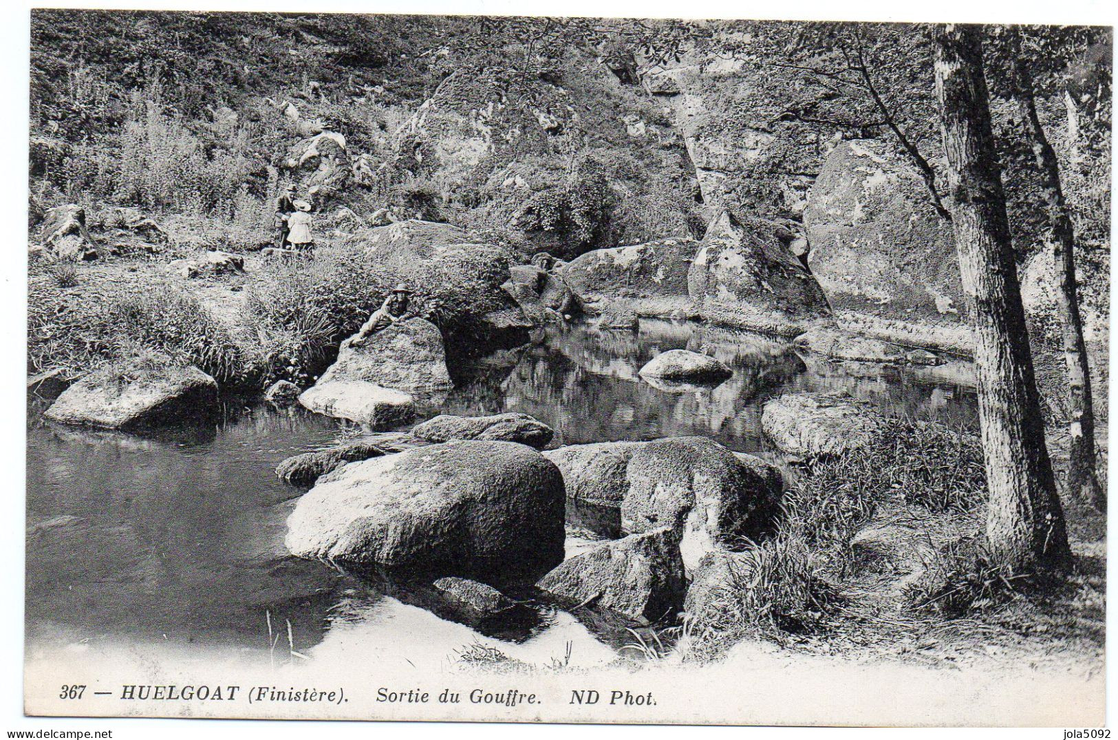 29 - HUELGOAT - Sortie Du Gouffre - Huelgoat