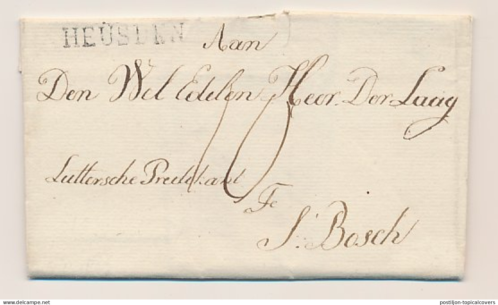 HEUSDEN - S Hertogenbosch 1826 - ...-1852 Vorläufer