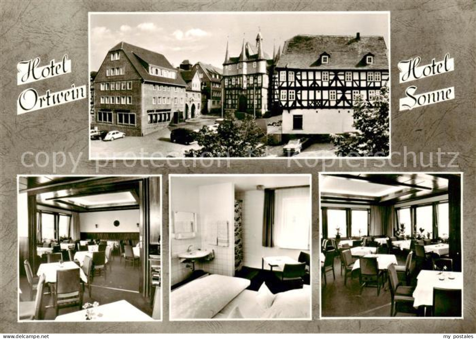 73852586 Frankenberg  Eder Hotel Ortweine Hotel Sonne Gastraeume Zimmer  - Frankenberg (Eder)