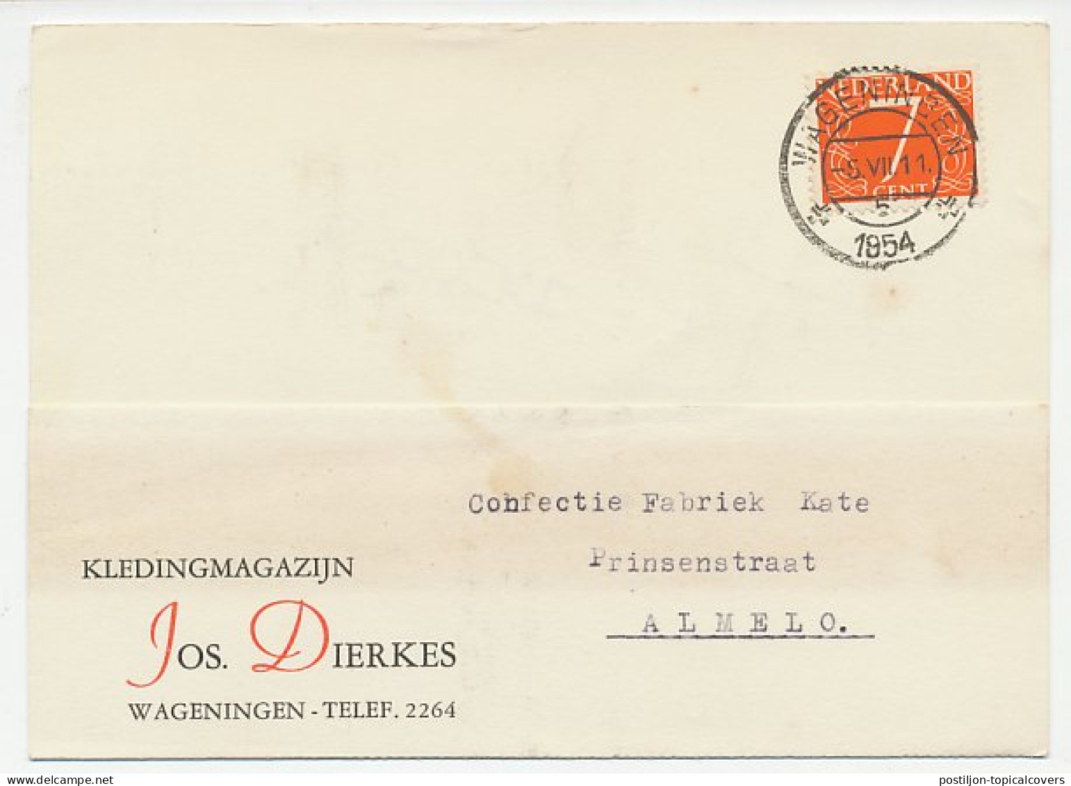 Firma Briefkaart Wageningen 19454 - Kleding - Sin Clasificación