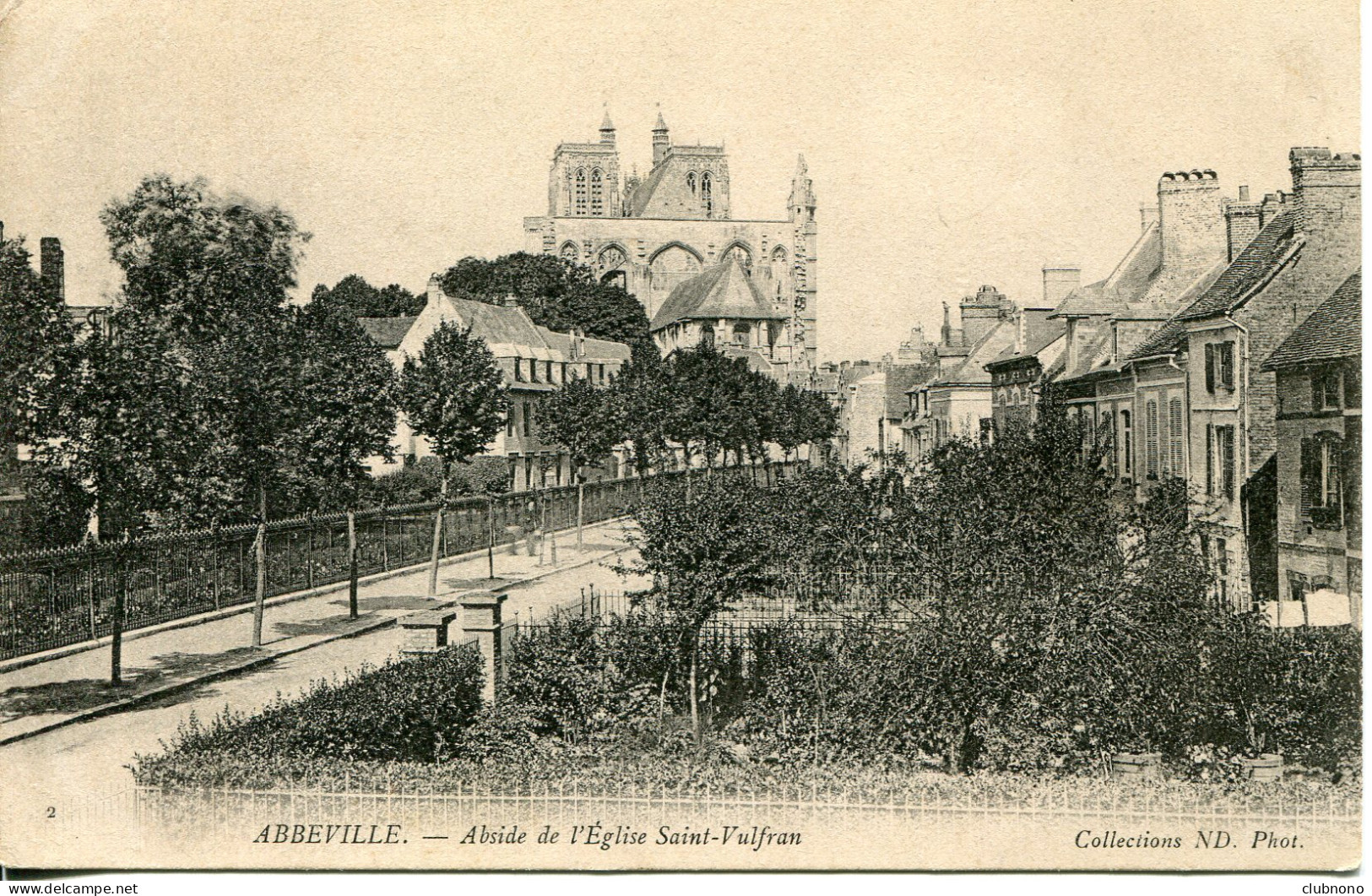 CPA - ABBEVILLE - ABSIDE DE L'EGLISE SAINT-VULFRAN - Abbeville