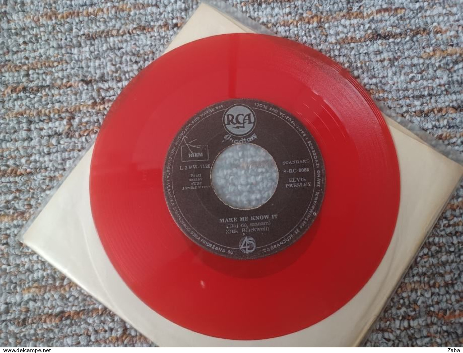 Elvis Presley Single Record 45, Red Vinly! - Other Products