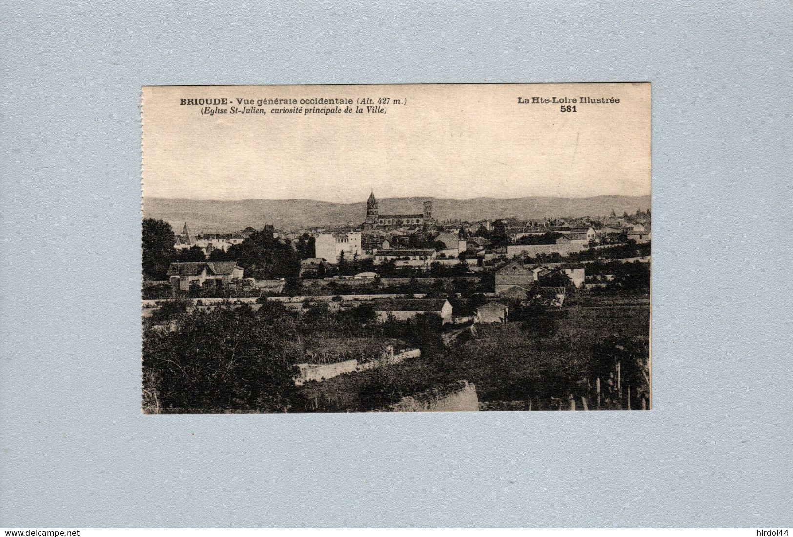 Brioude (43) : Vue Générale Occidentale - église Saint Julien - Brioude