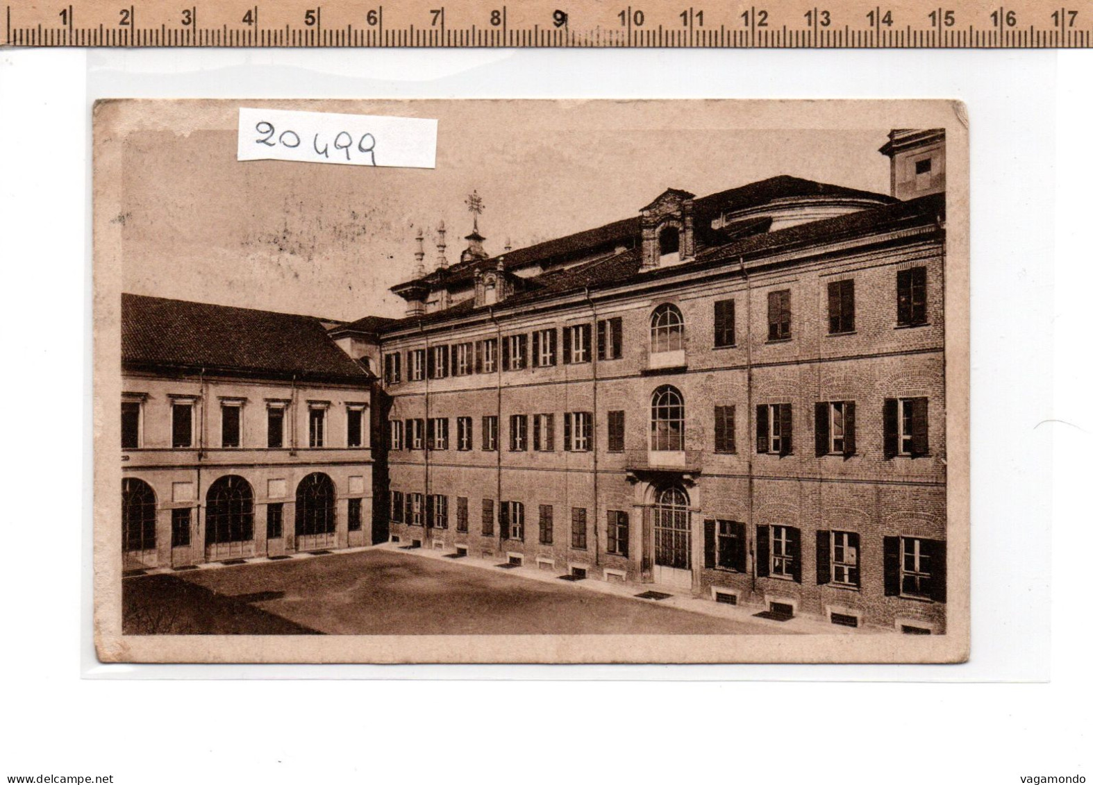 20499  VERCELLI R.LICEO GINNASIO CON ANNESSO CONVITTO NAZIONALE DALPOZZO 1925 - Vercelli