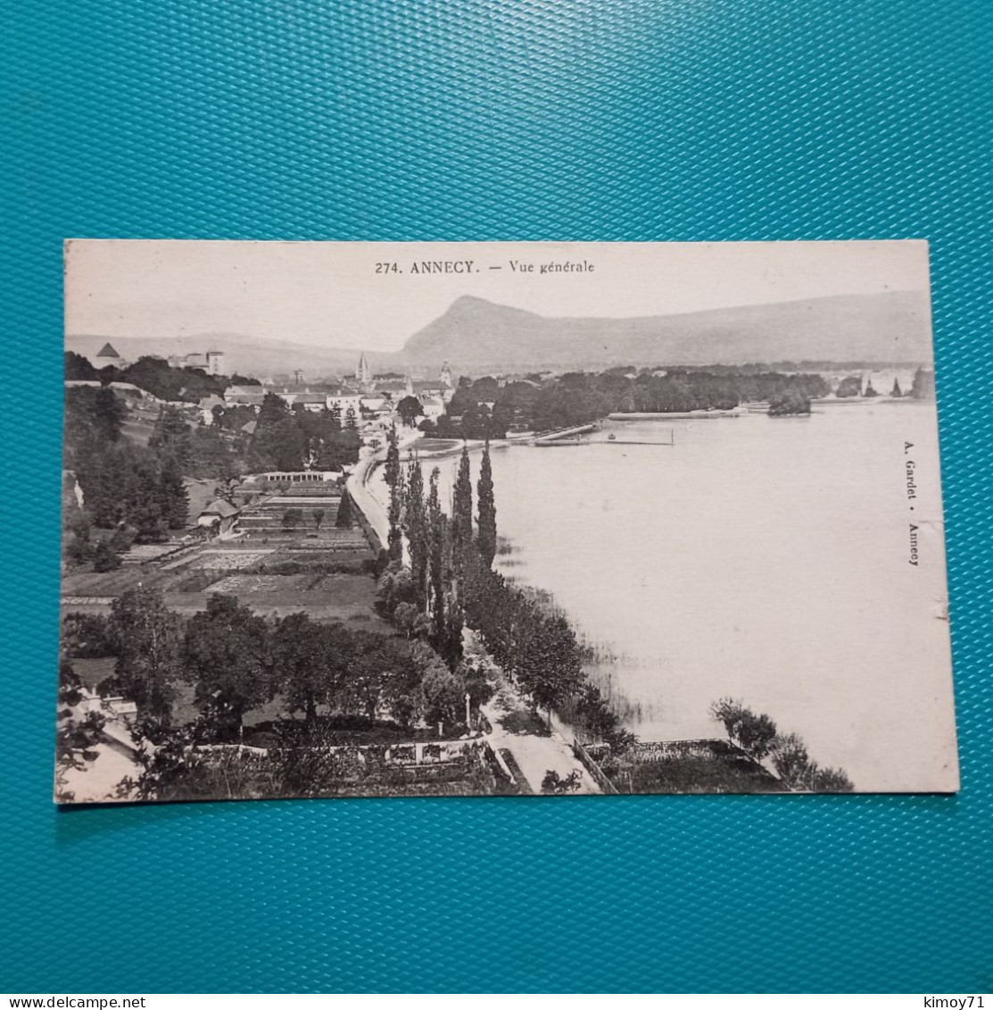 Cartolina Annecy - Vue Generale. Viaggiata - Annecy
