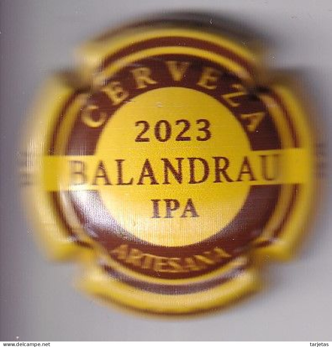 CHAPA DE CERVEZA ARTESANA BALANDRAU IPA 2023 (BEER-BIERE) CORONA - Beer