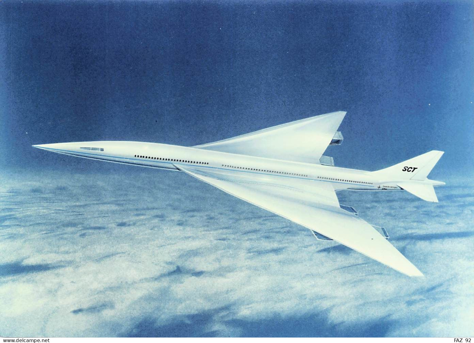 Airbus SCT - Supersonic Commercial Transport - Deutsche Aerospace - +/- 180 X 130 Mm. - - Aviazione