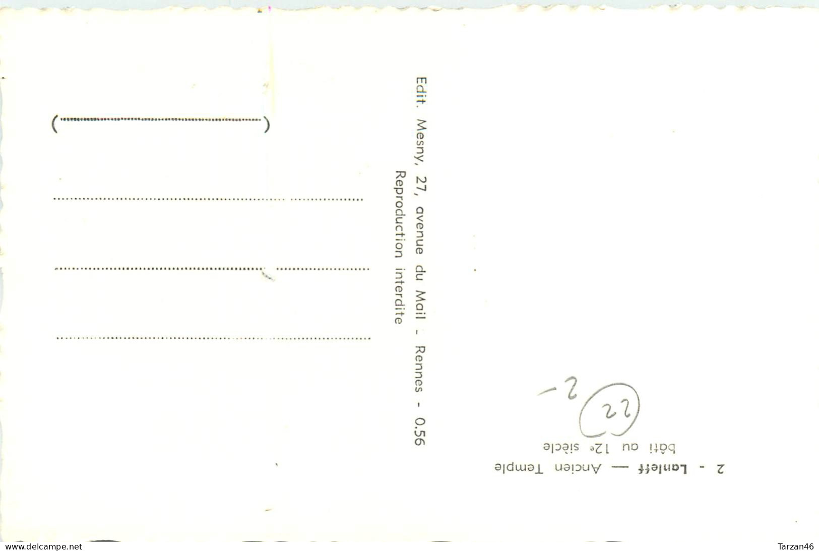 26.04.2024 - B - 2.LANLEFF - Ancien Temple Bâti Au 12e S - Other & Unclassified