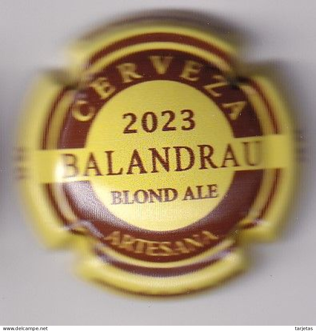 CHAPA DE CERVEZA ARTESANA BALANDRAU BLOND ALE 2023 (BEER-BIERE) CORONA - Birra