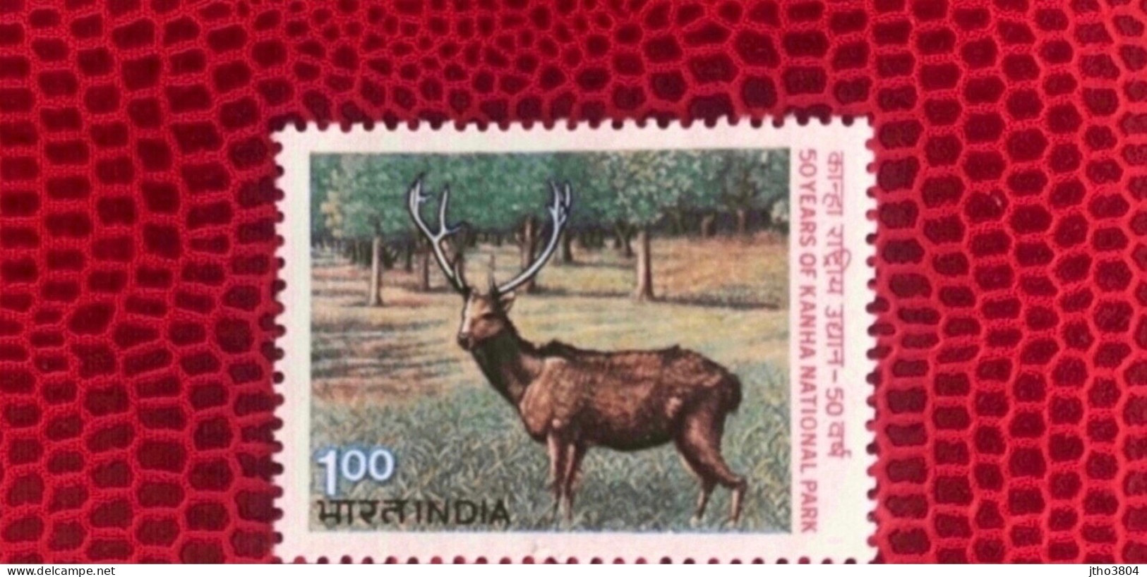 INDE 1983 1v Neuf ** MNH YT 763 Kanha National Park Cerf Mammifère Mammal Mamífero Saügetier India - Gibier
