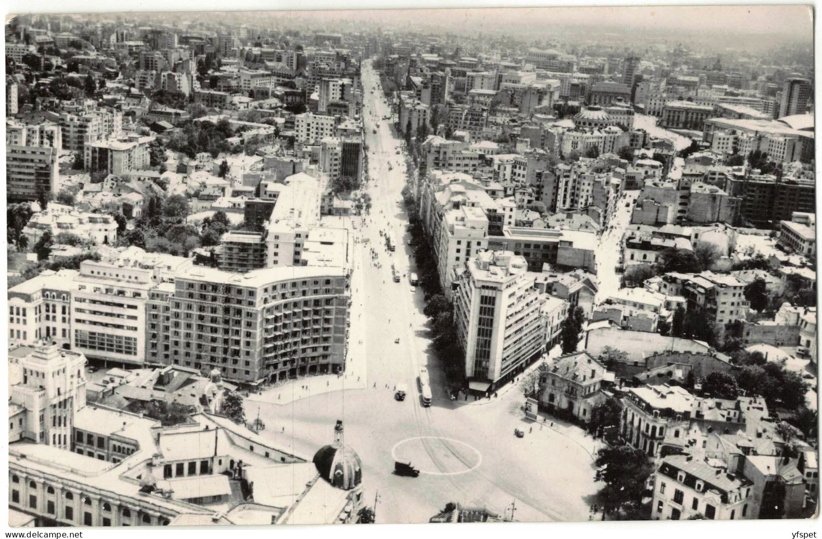 București - M. Eminescu Square And Gen. Magheru Bd.(aerial View) - Romania