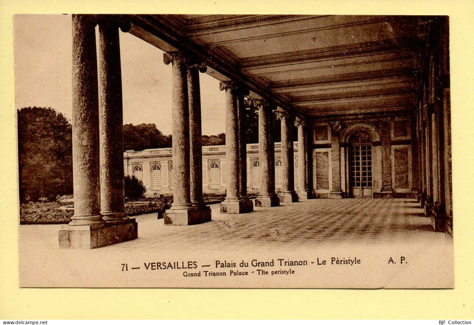 78. VERSAILLES – Palais Du Grand Trianon / Le Péristyle (voir Scan Recto/verso) - Versailles (Château)