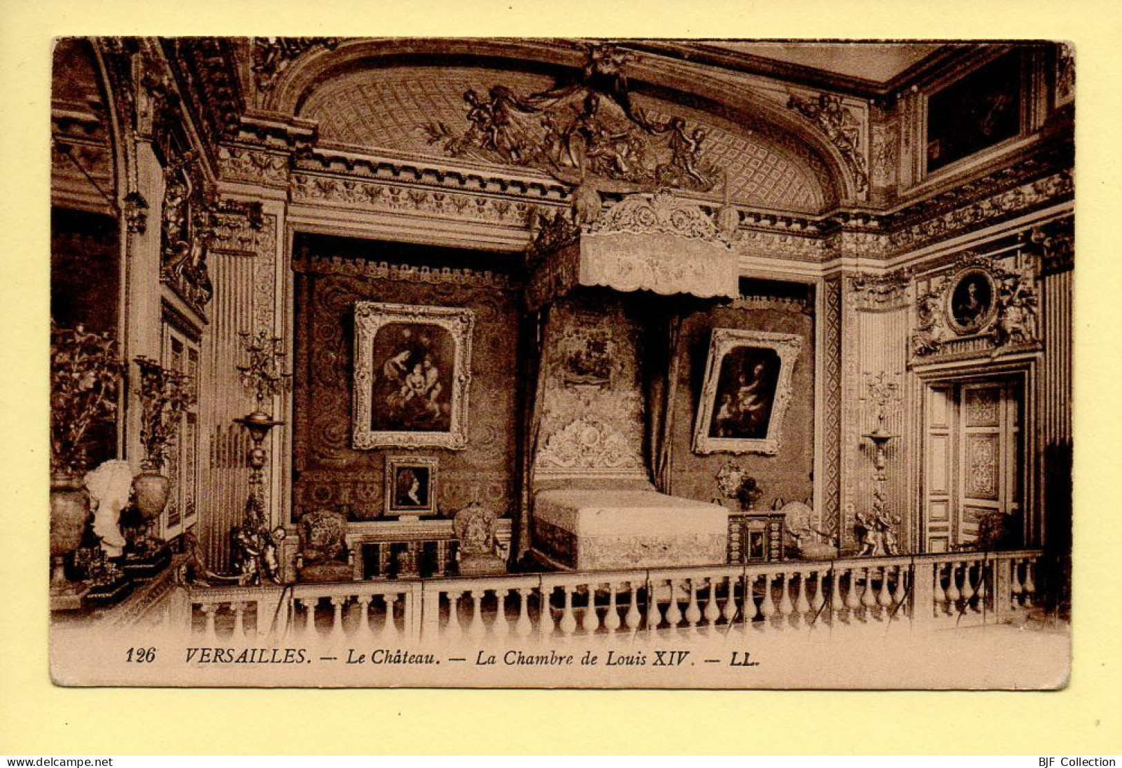 78. VERSAILLES – Le Château / La Chambre De Louis XIV (voir Scan Recto/verso) - Versailles (Château)