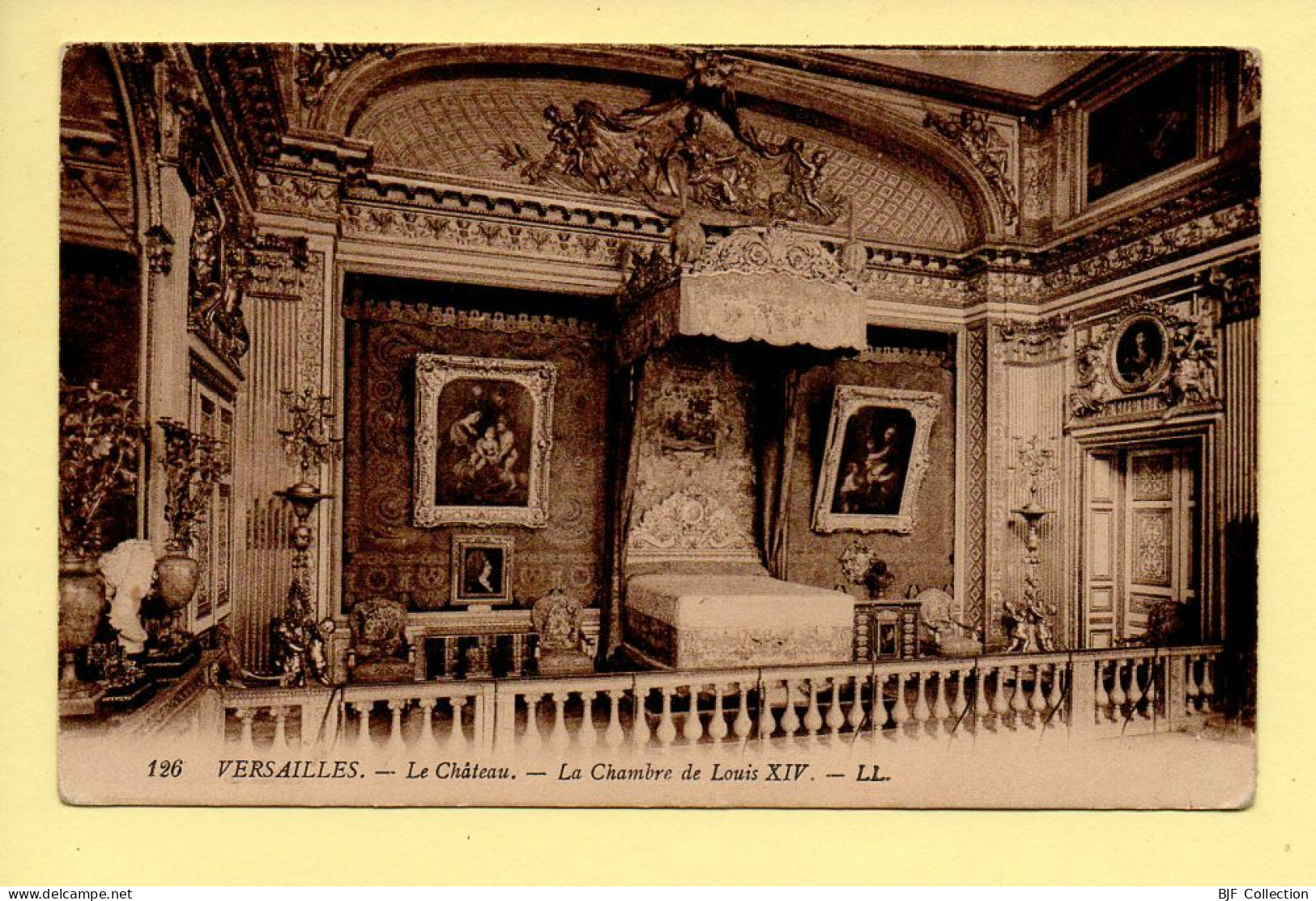 78. VERSAILLES – Le Château / La Chambre De Louis XIV (voir Scan Recto/verso) - Versailles (Schloß)