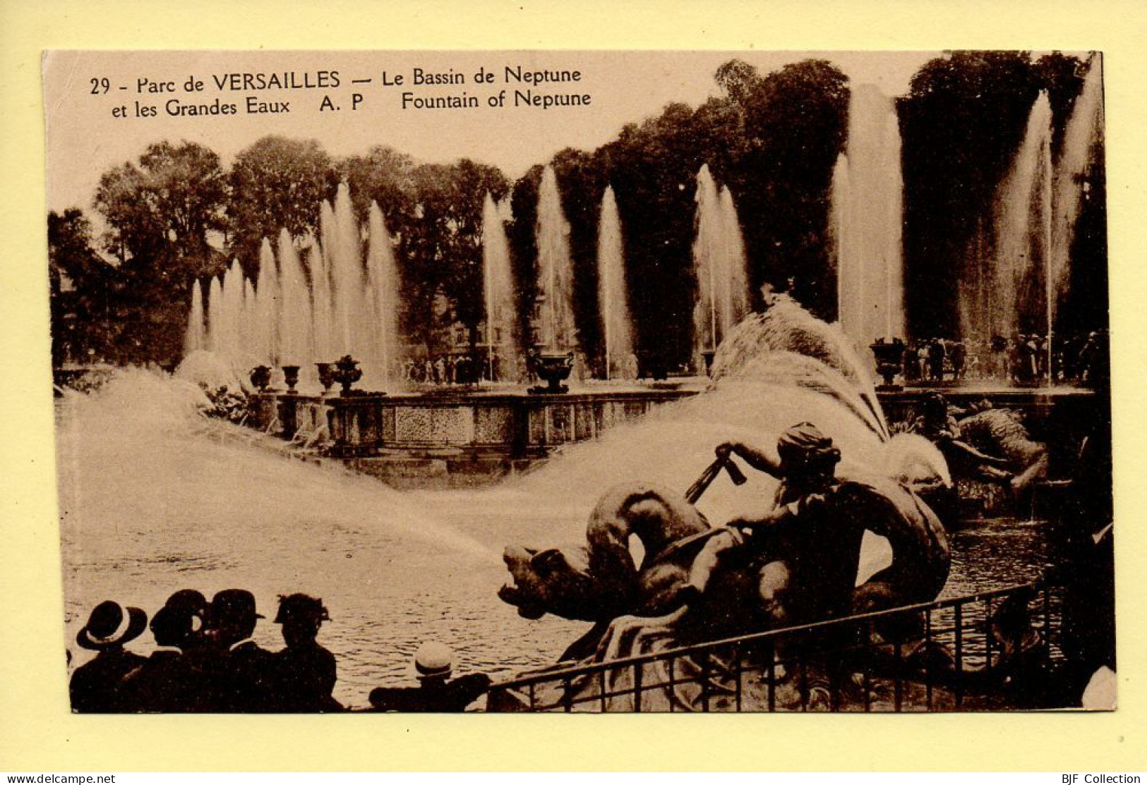 78. Parc De VERSAILLES – Le Bassin De Neptune Et Les Grandes Eaux (voir Scan Recto/verso) - Versailles (Castillo)