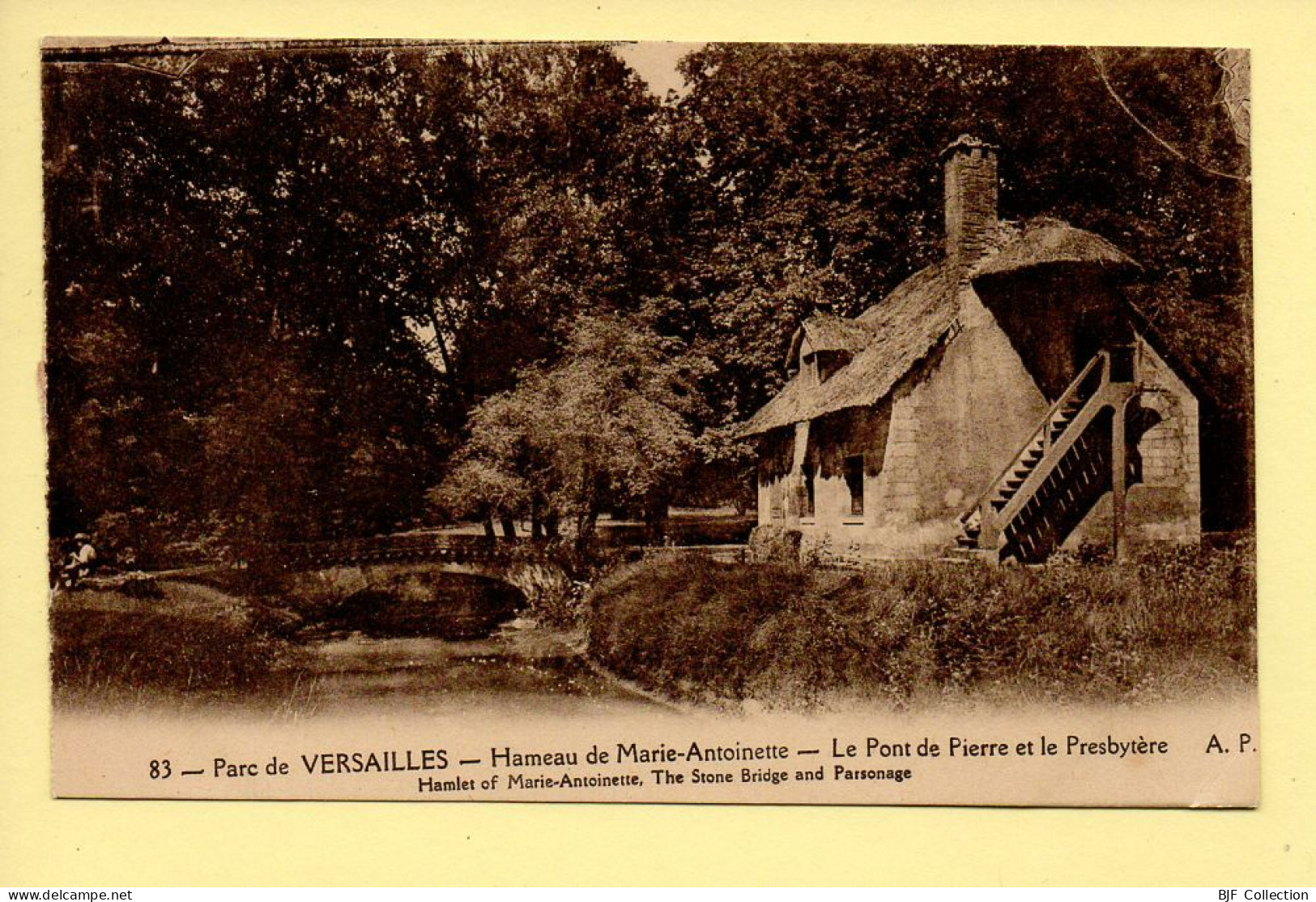 78. Parc De VERSAILLES – Hameau De Marie-Antoinette / Le Pont De Pierre Et Le Presbytère - Versailles (Château)