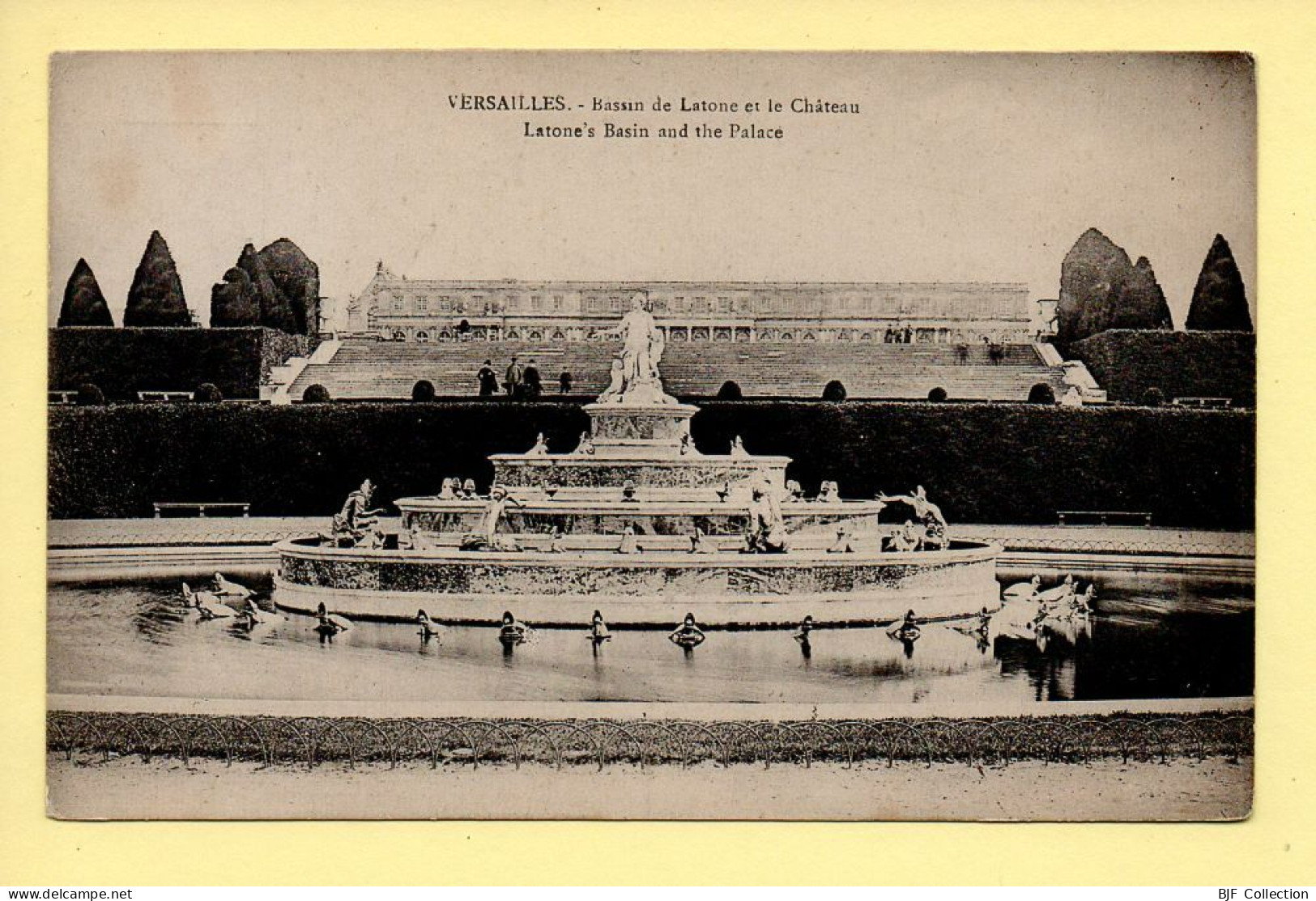 78. VERSAILLES – Bassin De Latone Et Le Château (voir Scan Recto/verso) - Versailles
